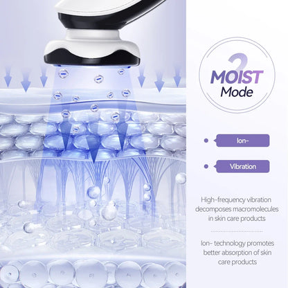 ANLAN EMS Facial Massager Face Lifting LED Photon Deep Cleaning Skin Wrinkle Removing Heat Vibration Skincare Beauty Device