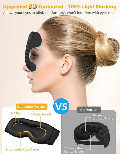 Smart Bluetooth 3D Sleep Mask with Headphones