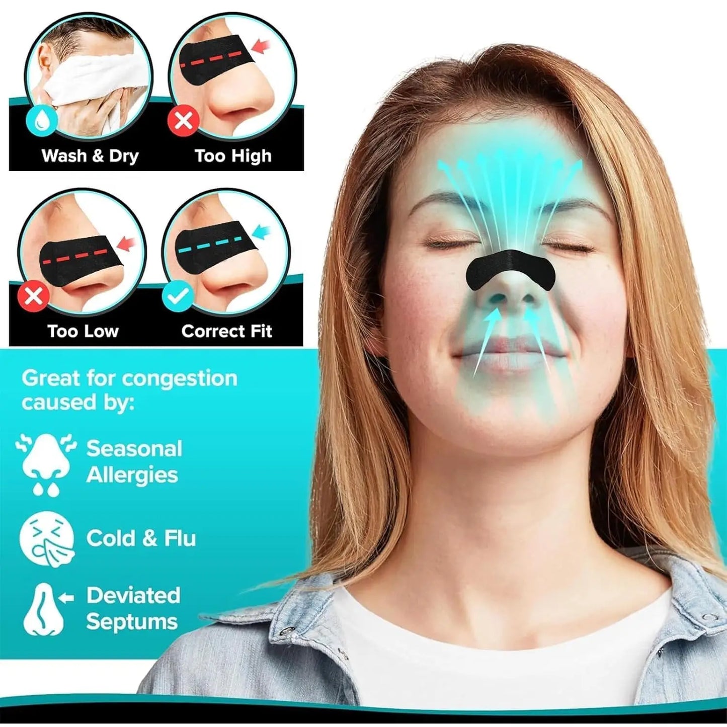 Deep Breath / Anti-Snoring Nasal Strips