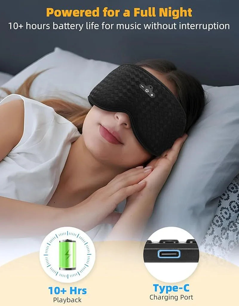 Smart Bluetooth 3D Sleep Mask with Headphones
