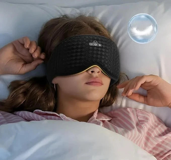 Bluetooth headband, eye mask with headphones, white noise, deep sleep