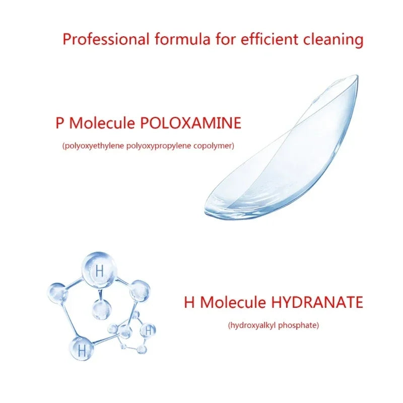 50/120ml Ultrasonic Cleaner Solution for Jewelry Lenses Rings and Metal Accessories Specially for Ultrasonic Cleaning Machines